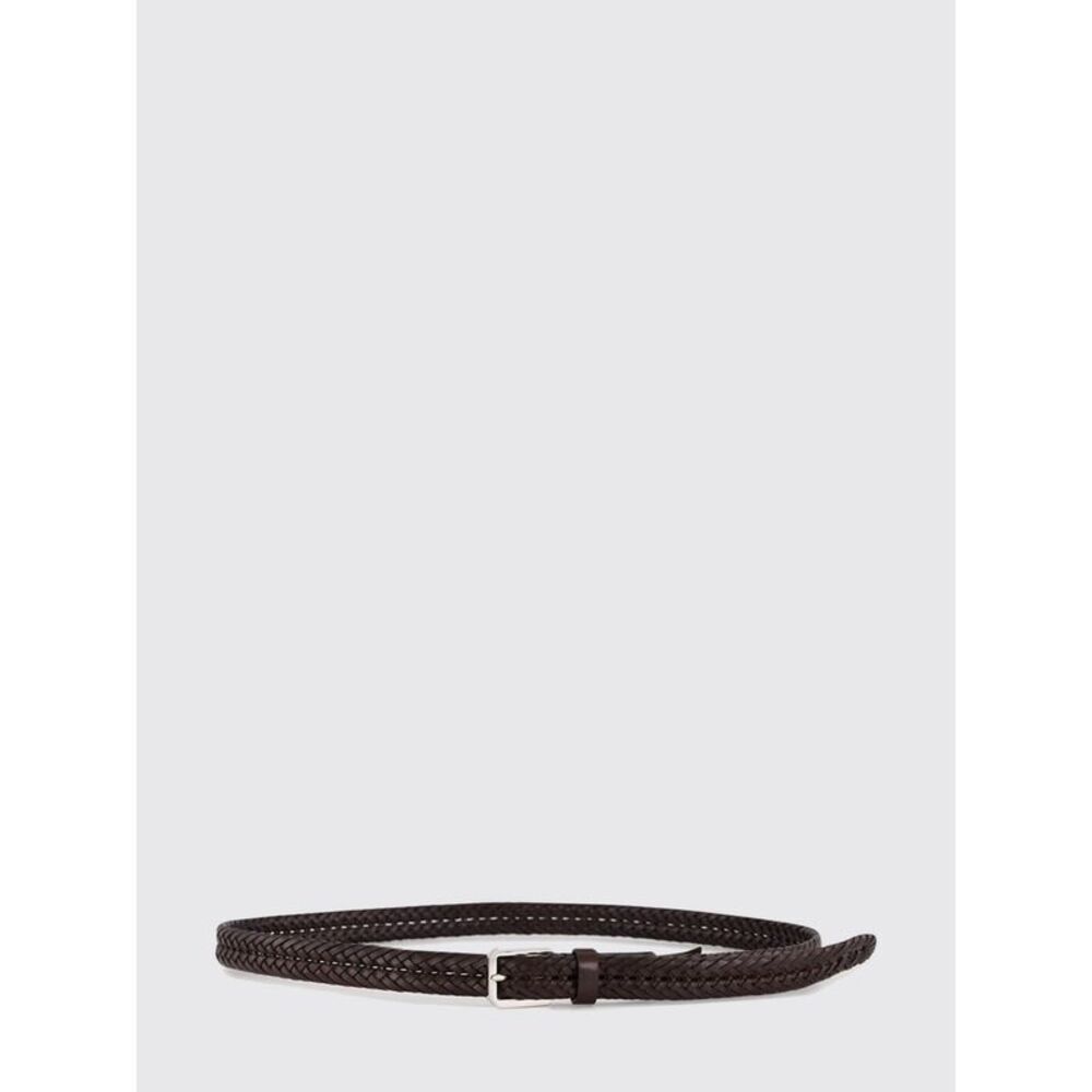 Tom Ford Men Tom Ford Woven Calfskin Belt With Buckle
